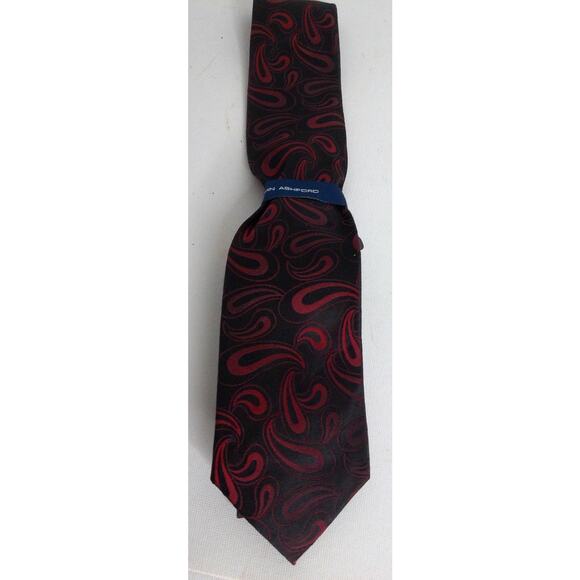 Vintage John Ashford Macys Silk Paisley Tie New - Picture 4 of 6